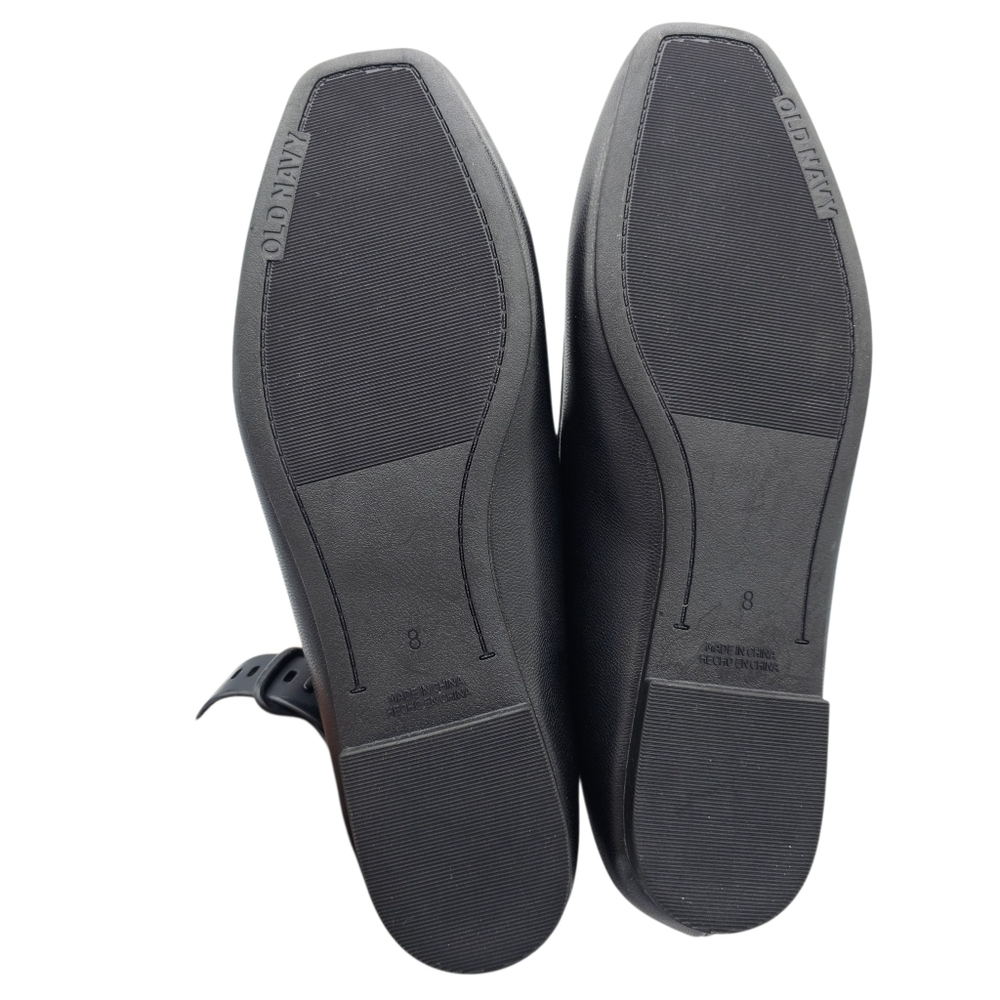Old Navy #745324 Black Mary Jane Square-Toe Ballet Flats NWT - Picture 10 of 10